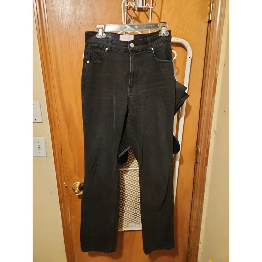 Revice Women's Black Denim Jeans Straight Leg Size 29